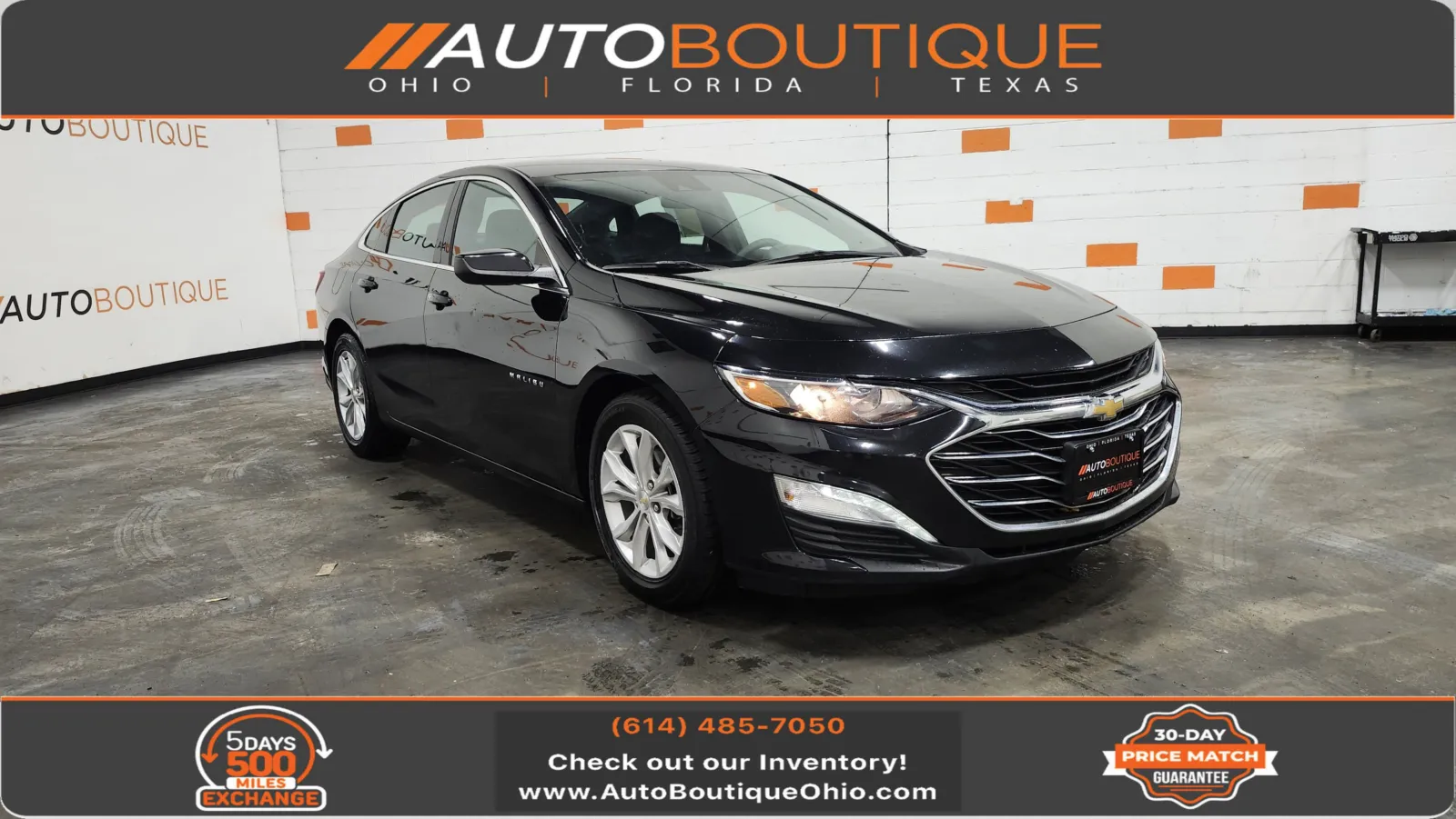 Black 2022 Chevrolet Malibu LT for sale in Columbus, OH