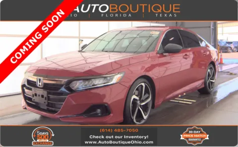 Red 2021 Honda Accord Sedan Sport for sale in Columbus, OH