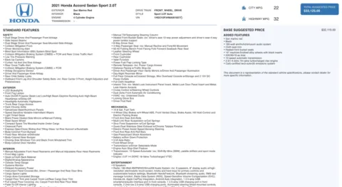 Photos of 2021 Honda Accord Sedan Sport for sale in Columbus, OH at Auto Boutique Ohio