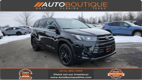 Black 2019 Toyota Highlander SE for sale in Columbus, OH