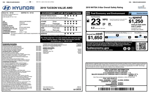 Photos of 2019 Hyundai Tucson Value for sale in Columbus, OH at Auto Boutique Ohio