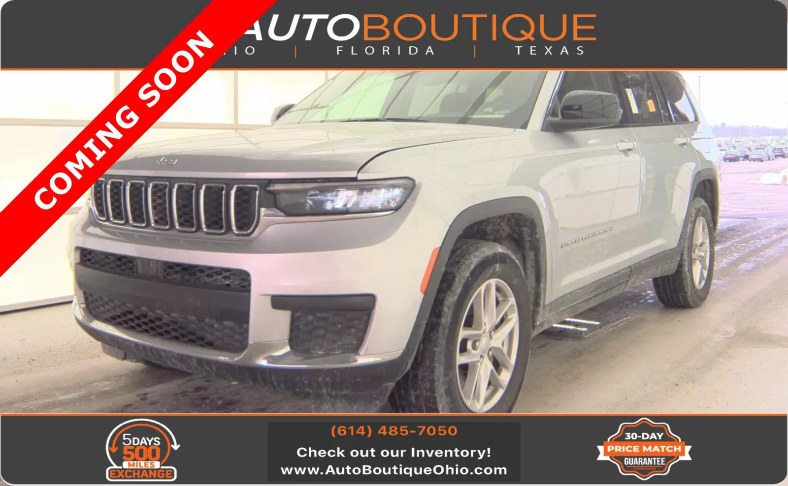 Silver 2023 Jeep Grand Cherokee L Laredo for sale in Columbus, OH
