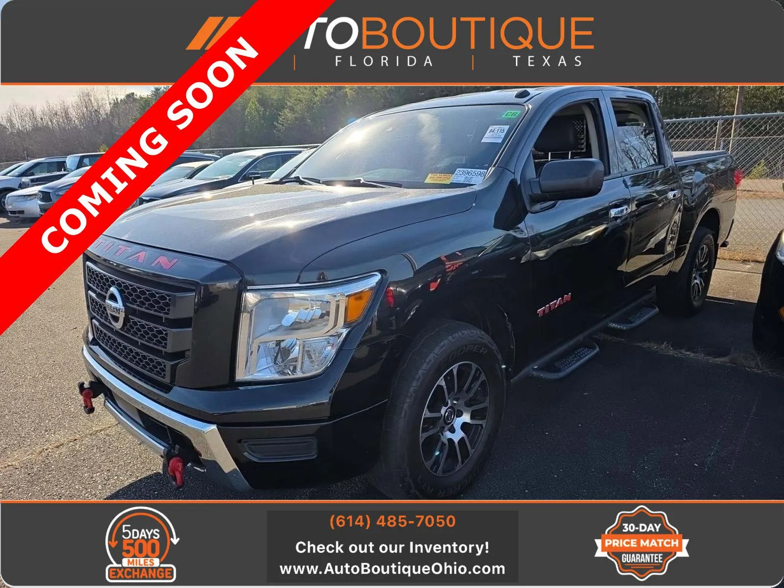 Black 2021 Nissan Titan SV for sale in Columbus, OH