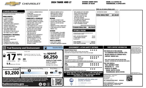 Photos of 2024 Chevrolet Tahoe LT for sale in Columbus, OH at Auto Boutique Ohio