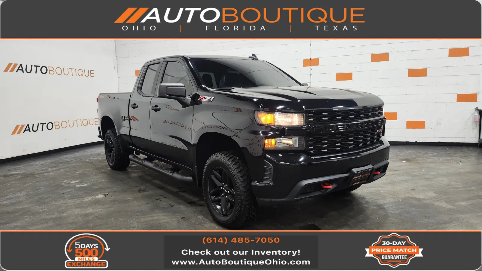 Black 2019 Chevrolet Silverado 1500 Custom Trail Boss for sale in Columbus, OH