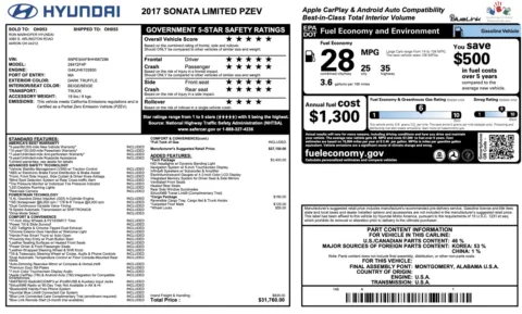 More photos of 2017 Hyundai Sonata Limited at Auto Boutique Ohio, OH