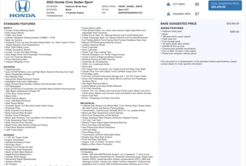 More photos of 2022 Honda Civic Sedan Sport at Auto Boutique Ohio, OH