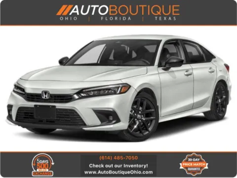 White 2022 Honda Civic Sedan Sport for sale in Columbus, OH