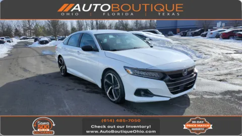 White 2021 Honda Accord Sedan Sport SE for sale in Columbus, OH