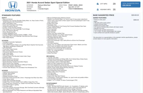 More photos of 2021 Honda Accord Sedan Sport SE at Auto Boutique Ohio, OH