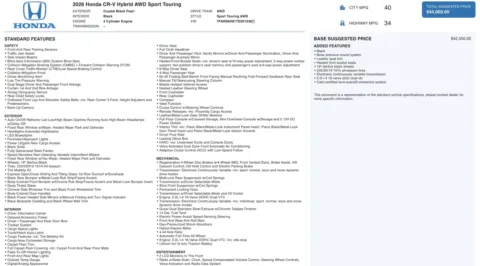 More photos of 2026 Honda CR-V Hybrid Sport Touring at Auto Boutique Ohio, OH