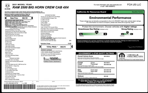 Photos of 2021 Ram 2500 Big Horn for sale in Columbus, OH at Auto Boutique Ohio