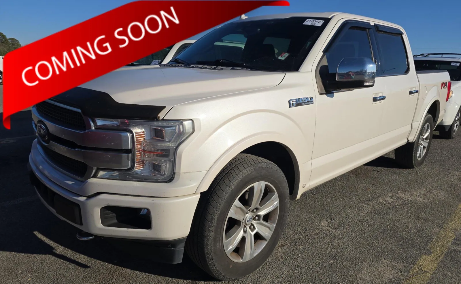 White 2019 Ford F-150 Platinum for sale in Columbus, OH