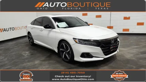 White 2021 Honda Accord Sedan Sport for sale in Columbus, OH