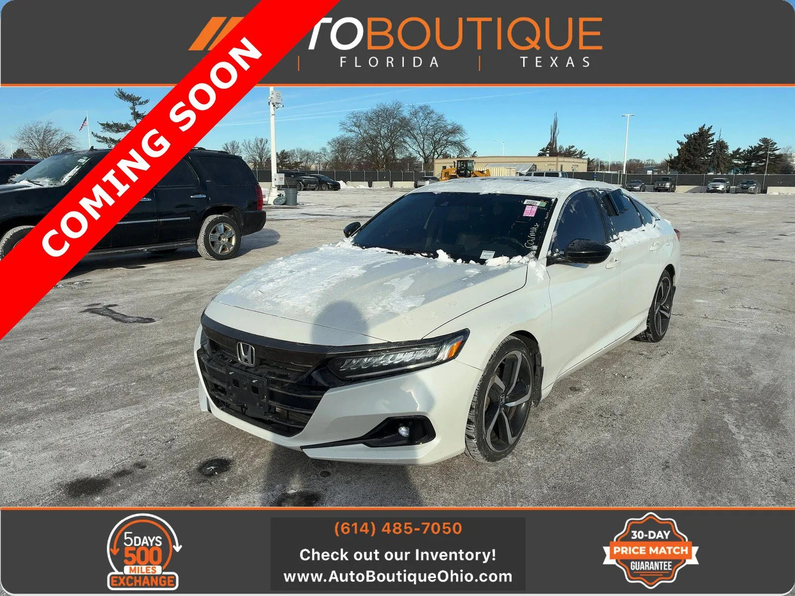 White 2021 Honda Accord Sedan Sport for sale in Columbus, OH