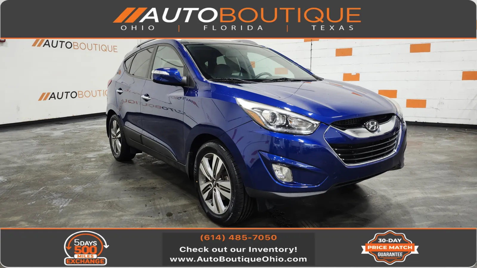 Blue 2015 Hyundai Tucson Limited for sale in Columbus, OH
