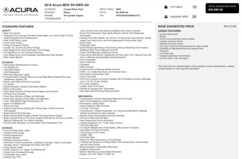 Photos of 2016 Acura MDX for sale in Columbus, OH at Auto Boutique Ohio