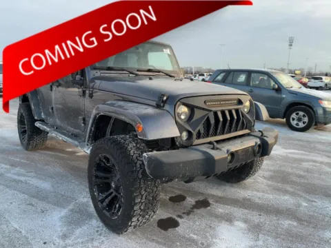 Gray 2014 Jeep Wrangler Unlimited Sahara for sale in Columbus, OH