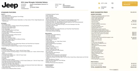 Photos of 2014 Jeep Wrangler Unlimited Sahara for sale in Columbus, OH at Auto Boutique Ohio