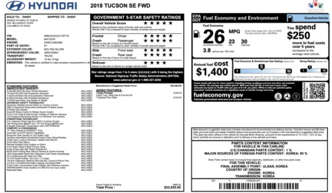 More photos of 2018 Hyundai Tucson SE at Auto Boutique Ohio, OH