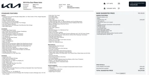 Photos of 2019 Kia Soul for sale in Columbus, OH at Auto Boutique Ohio