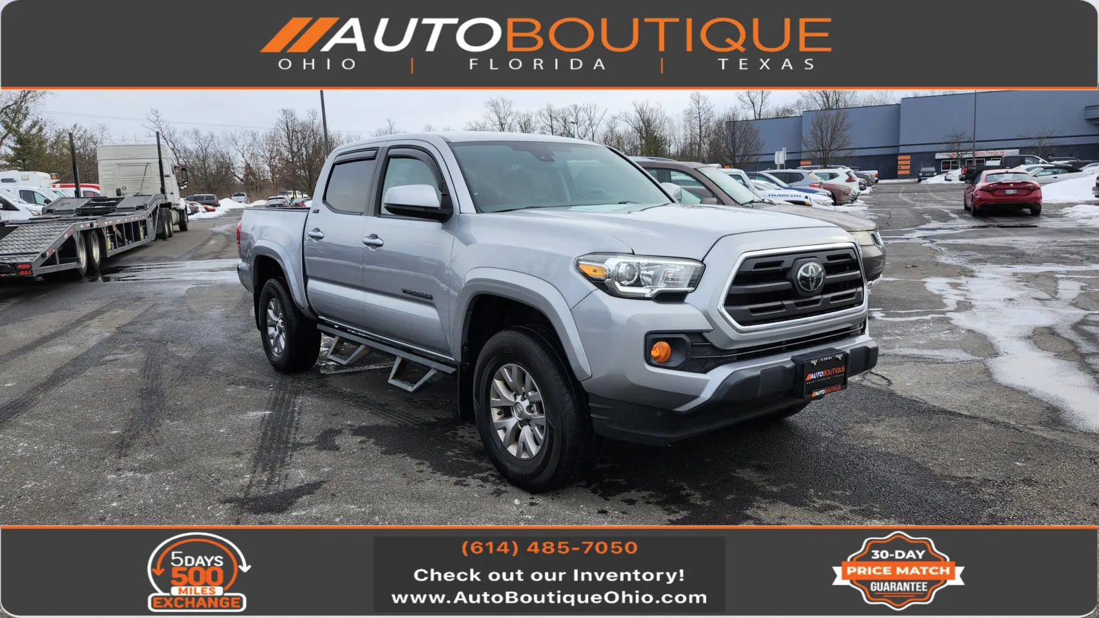 Silver 2018 Toyota Tacoma SR5 for sale in Columbus, OH