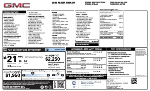 More photos of 2021 GMC Acadia AT4 at Auto Boutique Ohio, OH