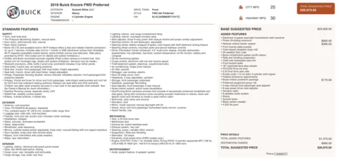 Photos of 2019 Buick Encore Preferred for sale in Columbus, OH at Auto Boutique Ohio