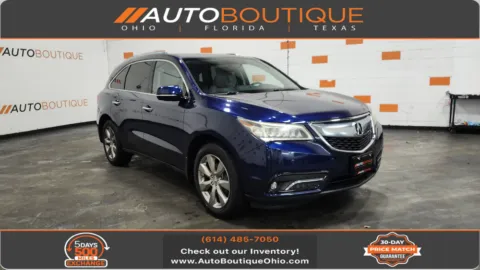 Blue 2014 Acura MDX Advance/Entertainment Pkg for sale in Columbus, OH