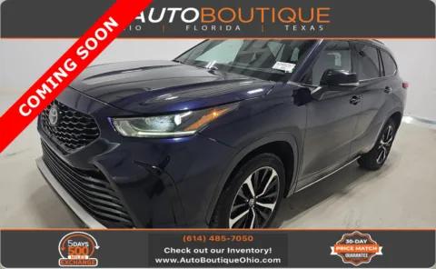 Blue 2021 Toyota Highlander XSE for sale in Columbus, OH