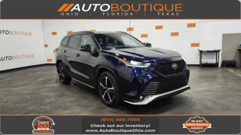 Blue 2021 Toyota Highlander XSE for sale in Columbus, OH