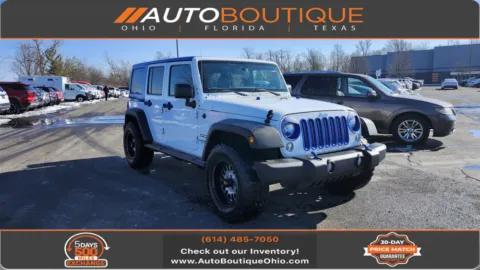 White 2016 Jeep Wrangler Unlimited Sport for sale in Columbus, OH