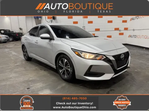 Silver 2021 Nissan Sentra SV for sale in Columbus, OH