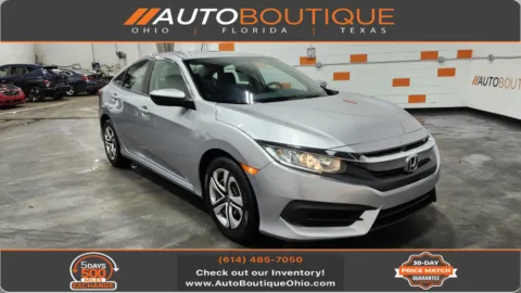 Silver 2017 Honda Civic Sedan LX for sale in Columbus, OH