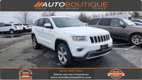 White 2016 Jeep Grand Cherokee Limited for sale in Columbus, OH