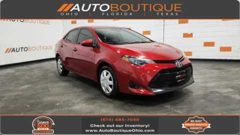 Red 2018 Toyota Corolla LE for sale in Columbus, OH