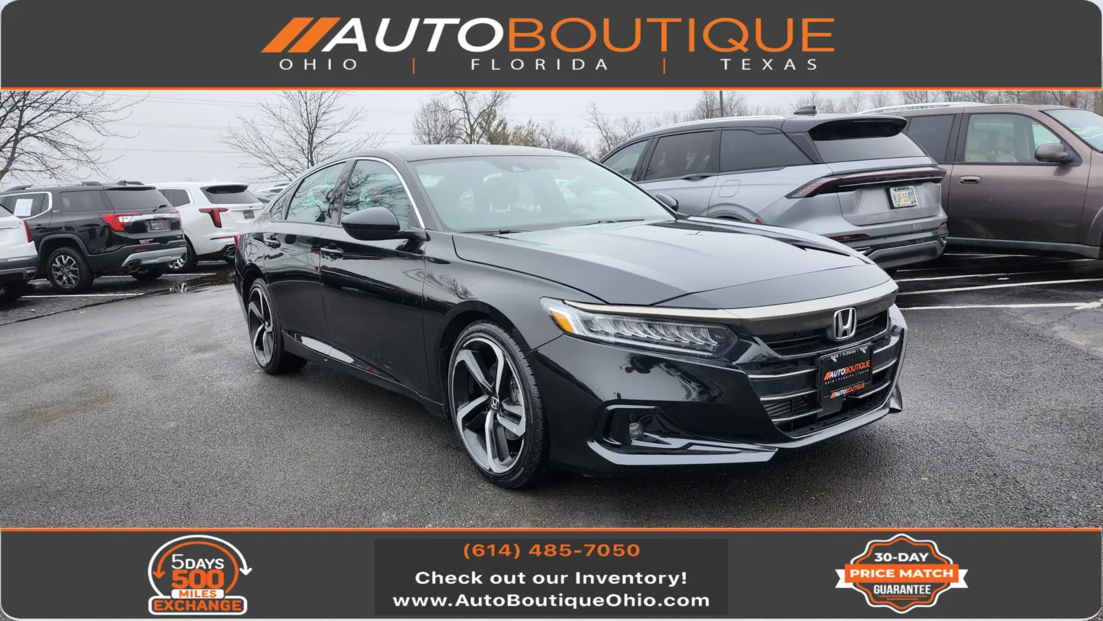 Black 2022 Honda Accord Sedan Sport for sale in Columbus, OH