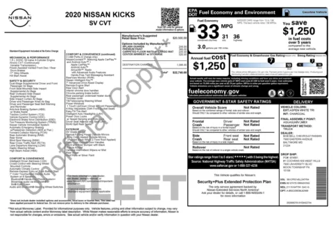 Photos of 2020 Nissan Kicks SV for sale in Columbus, OH at Auto Boutique Ohio