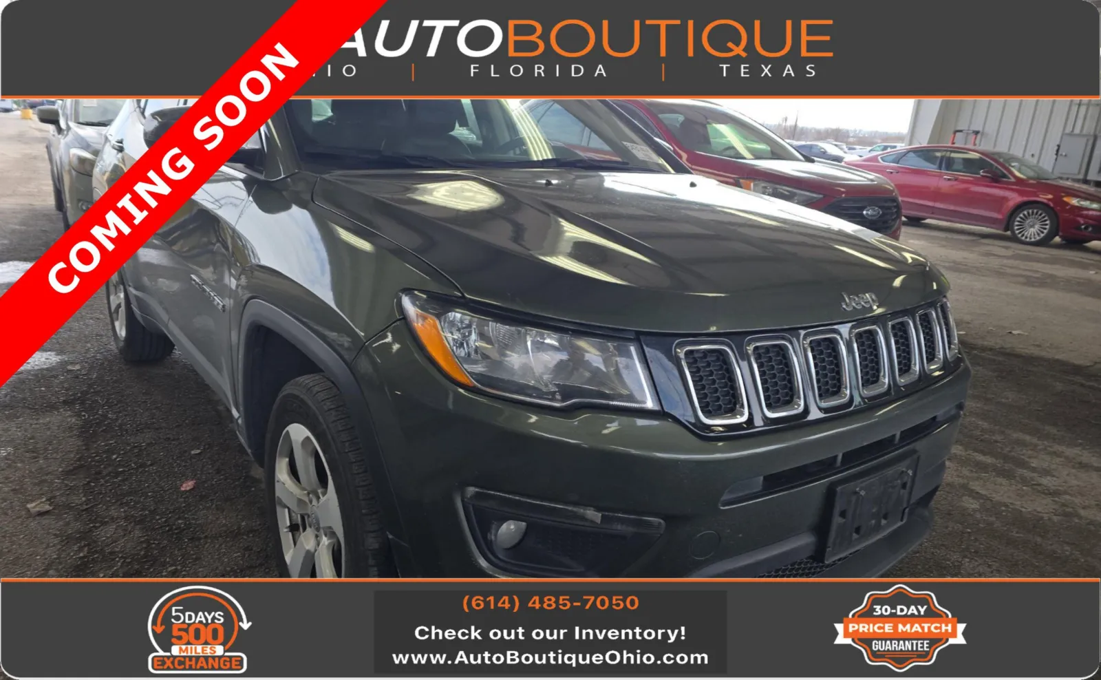 Green 2021 Jeep Compass Latitude for sale in Columbus, OH