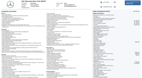 Photos of 2021 Mercedes-Benz GLB 250 for sale in Columbus, OH at Auto Boutique Ohio