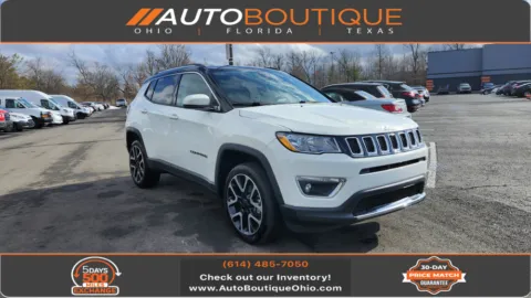 White 2018 Jeep Compass Limited for sale in Columbus, OH