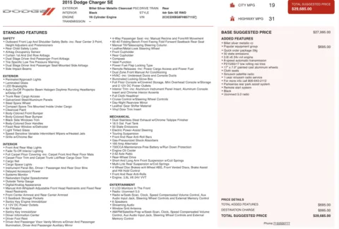 More photos of 2015 Dodge Charger SE at Auto Boutique Ohio, OH