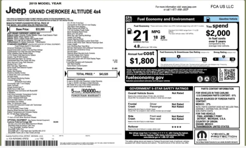 More photos of 2019 Jeep Grand Cherokee Altitude at Auto Boutique Ohio, OH