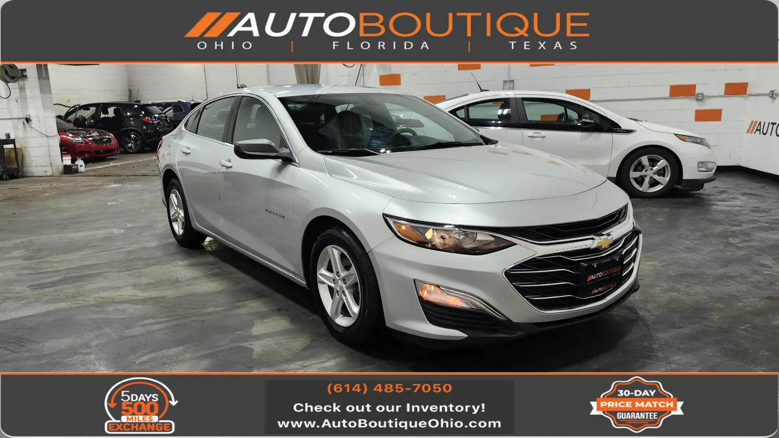 Silver 2021 Chevrolet Malibu LS for sale in Columbus, OH