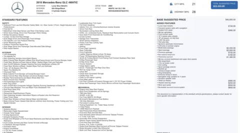 Photos of 2016 Mercedes-Benz GLC 300 for sale in Columbus, OH at Auto Boutique Ohio