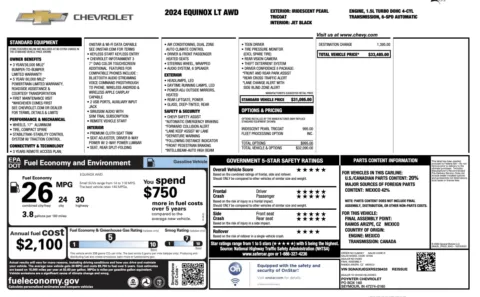 Photos of 2024 Chevrolet Equinox LT for sale in Columbus, OH at Auto Boutique Ohio