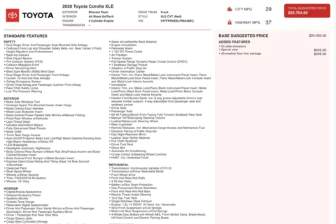 More photos of 2020 Toyota Corolla XLE at Auto Boutique Ohio, OH