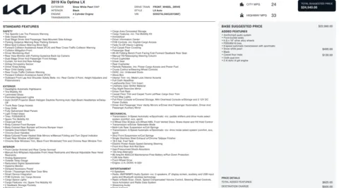 Photos of 2019 Kia Optima LX for sale in Columbus, OH at Auto Boutique Ohio