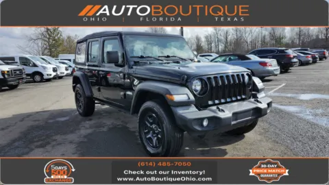 Black 2022 Jeep Wrangler Unlimited Sport for sale in Columbus, OH