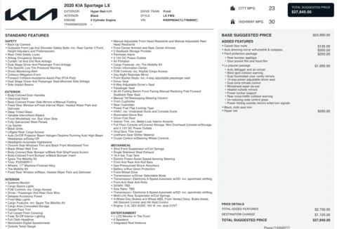 Photos of 2020 Kia Sportage LX for sale in Columbus, OH at Auto Boutique Ohio